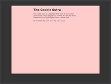 Tablet Screenshot of cookiesutra.com